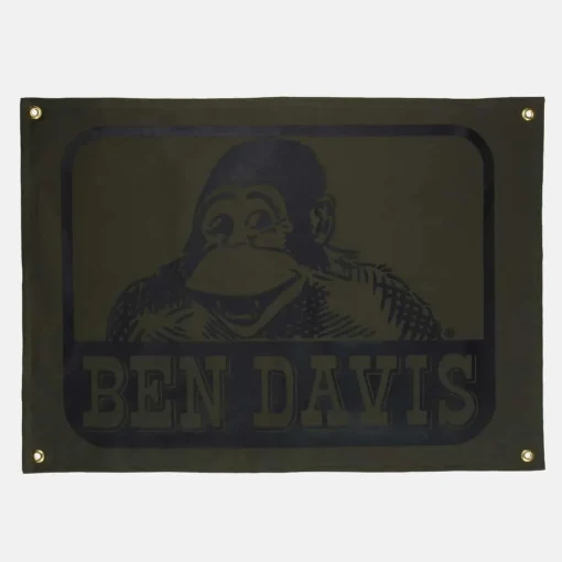 Online Ben Davis Canvas Banner - Olive Duck