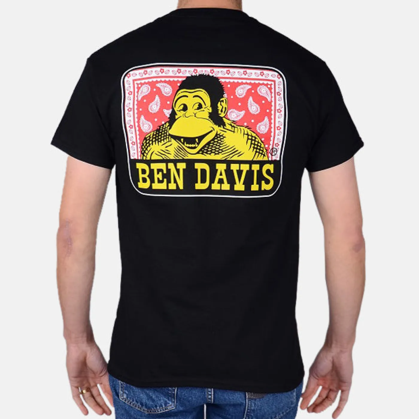 Hot Ben Davis Paisley T-Shirt - Black